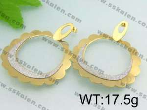 SS Gold-Plating Earring - KE59693-KC