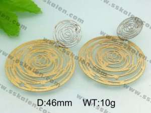 SS Gold-Plating Earring - KE59712-KC