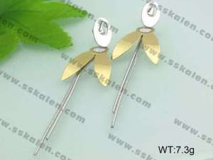 SS Gold-Plating Earring - KE59721-KC