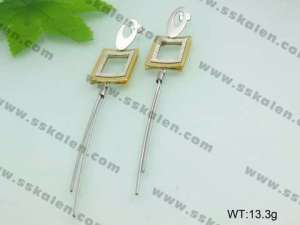 SS Gold-Plating Earring - KE59725-KC