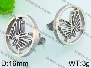 Stainless Steel Earring - KE60926-K