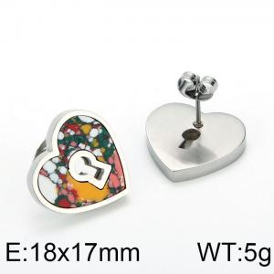 Stainless Steel Earring - KE61743-K