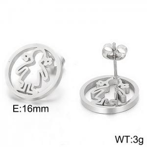 Stainless Steel Earring - KE61907-K