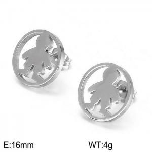 Stainless Steel Earring - KE62236-K