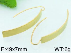 SS Gold-Plating Earring - KE62263-LO