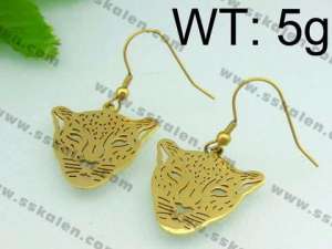 SS Gold-Plating Earring - KE62939-ZC