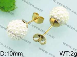 Plastic Earrings - KE63305-Z