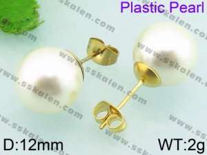 Plastic Earrings - KE63322-Z