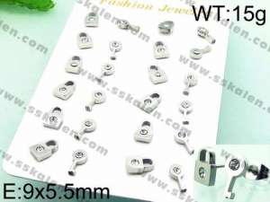 Stainless Steel Stone&Crystal Earring - KE63442-TSC