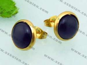 Stainless Steel Stone&Crystal Earring - KE63912-Z