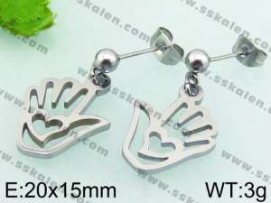 Stainless Steel Earring - KE63932-Z