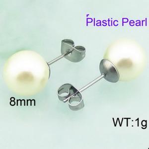 Plastic Earrings - KE64533-Z