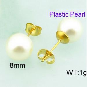 Plastic Earrings - KE64543-Z