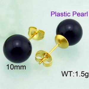 Plastic Earrings - KE64547-Z