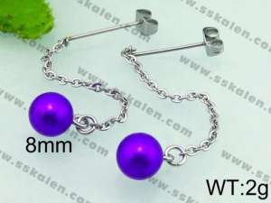 Plastic Earrings - KE64577-Z