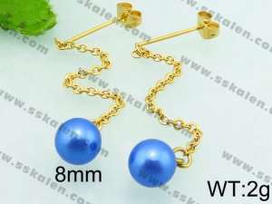 Plastic Earrings - KE64581-Z