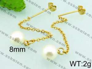 Plastic Earrings - KE64585-Z