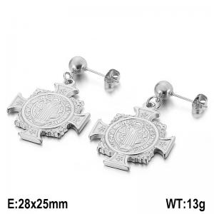 Stainless Steel Earring - KE64637-K