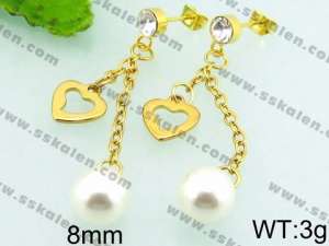 Plastic Earrings - KE64705-G