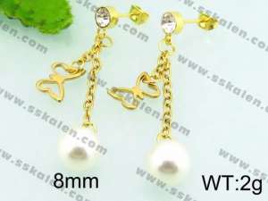Plastic Earrings - KE64708-G