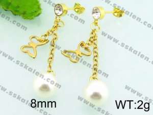 Plastic Earrings - KE64708-G