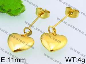 SS Gold-Plating Earring - KE65171-Z