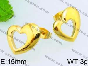 SS Gold-Plating Earring - KE65197-Z