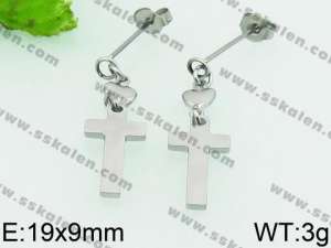 Stainless Steel Earring - KE66653-Z