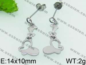 Stainless Steel Earring - KE66658-Z