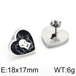 Stainless Steel Earring - KE67036-K