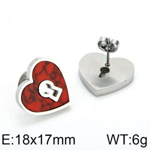 Stainless Steel Earring - KE67037-K