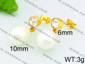 Plastic Earrings - KE68668-K