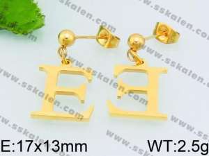 SS Gold-Plating Earring - KE69166-Z