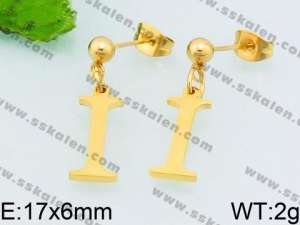 SS Gold-Plating Earring - KE69170-Z