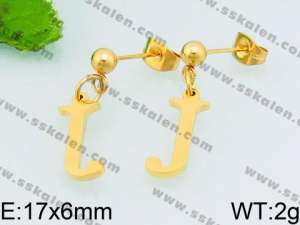 SS Gold-Plating Earring - KE69171-Z