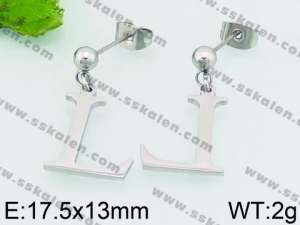 Stainless Steel Earring - KE69199-Z