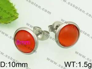 Stainless Steel Stone&Crystal Earring - KE69367-Z