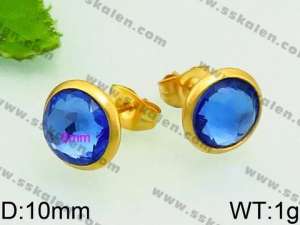 Stainless Steel Stone&Crystal Earring - KE70014-Z