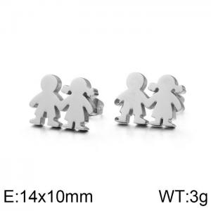 Stainless Steel Earring - KE71031-Z