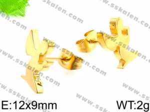SS Gold-Plating Earring - KE71048-Z