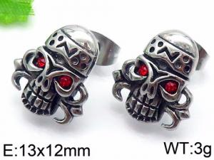 Stainless Steel Stone&Crystal Earring - KE71200-TSC