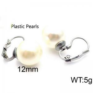 Plastic Earrings - KE71437-Z