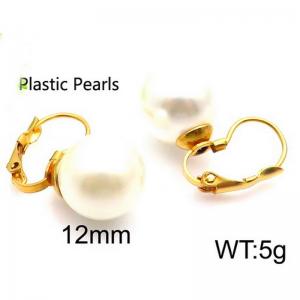 Plastic Earrings - KE71438-Z