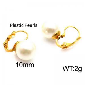 Plastic Earrings - KE71439-Z