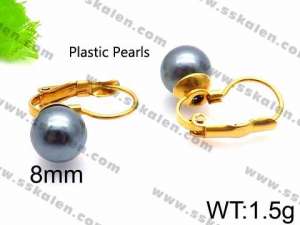 Plastic Earrings - KE71446-Z