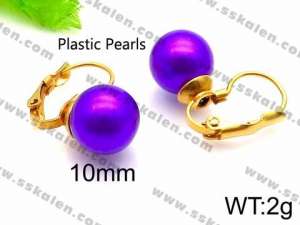 Plastic Earrings - KE71451-Z