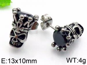 Stainless Steel Stone&Crystal Earring - KE71702-TSC