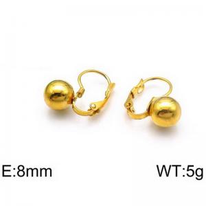 SS Gold-Plating Earring - KE73750-Z