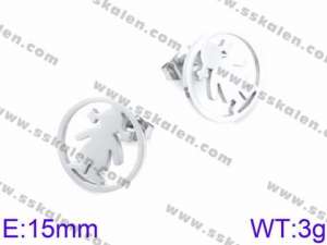 Stainless Steel Earring - KE75222-K