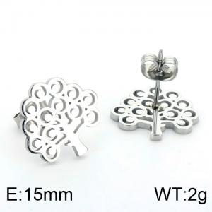 Stainless Steel Earring - KE75592-K